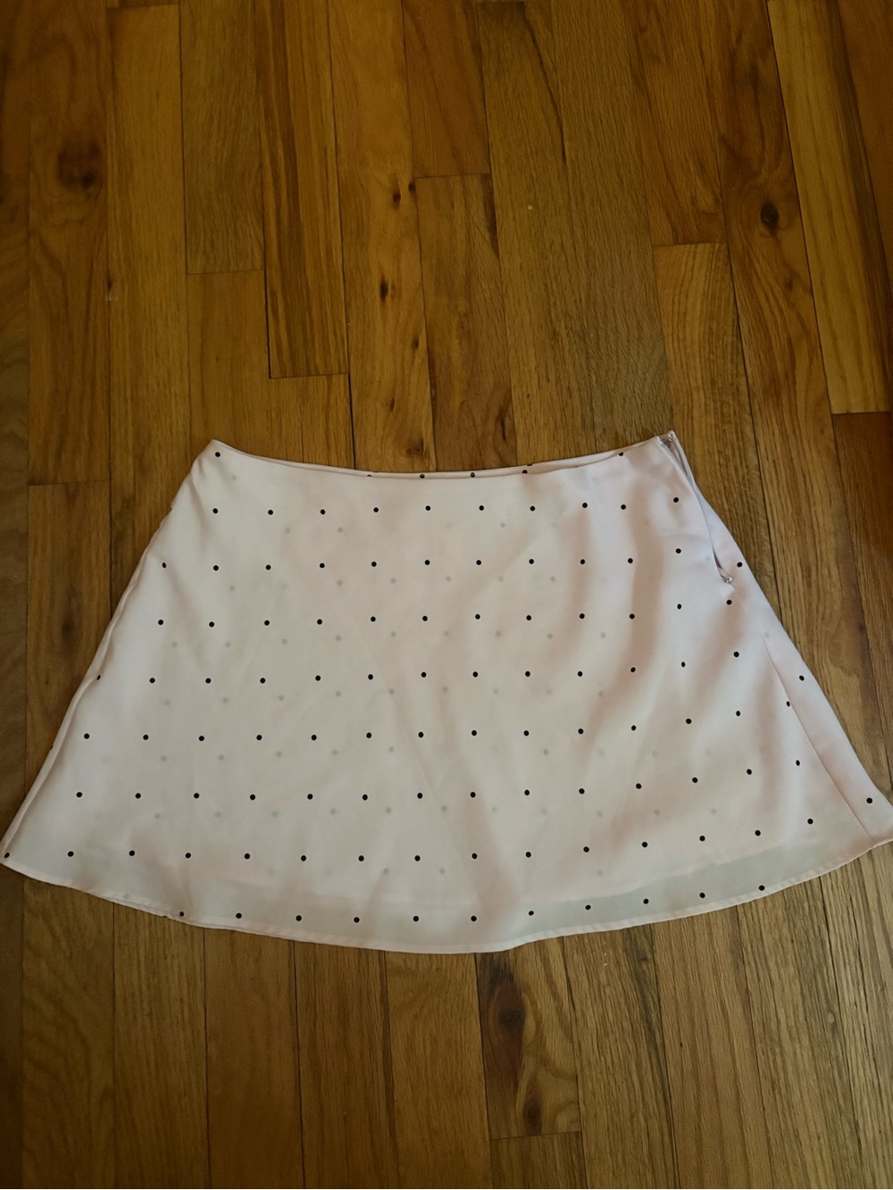 PINK Victoria's Secret Light Pink Polka Dot Mini Skirt